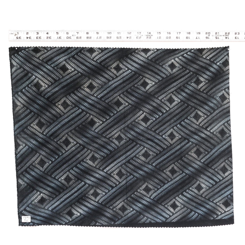 NEW - Hand Screen Printed Metallic Cotton - Fat Quarter